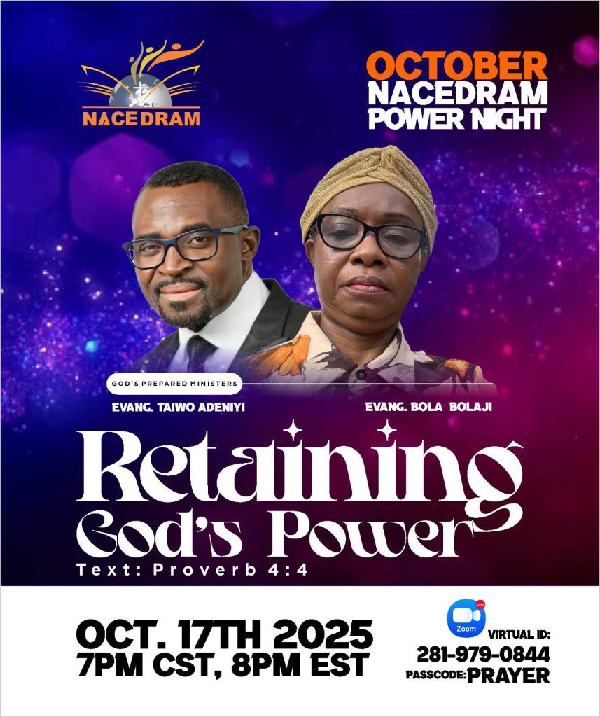 NACEDRAM Power Night: Retaining God's Power